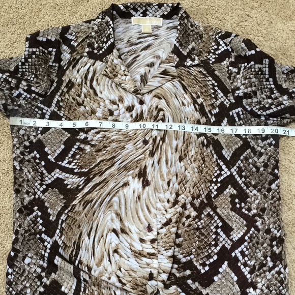 Michael Michael Kors medium brown combo top. - Picture 9 of 9